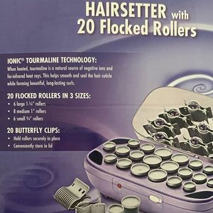 Get voluptuous curls with this hair roller set!